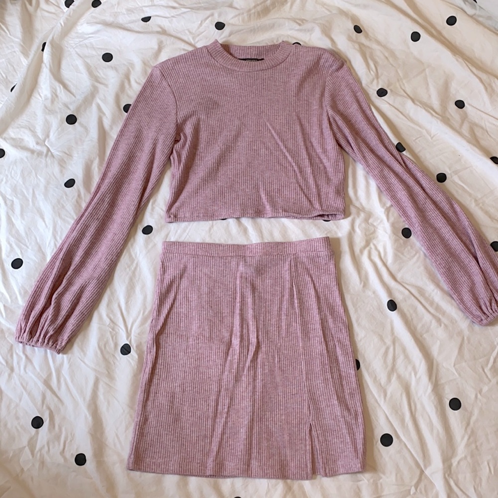 Dusty pink 2 piece